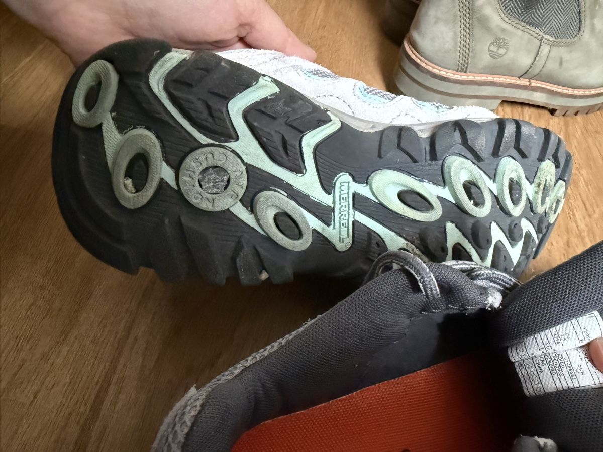 Merrell Scarpe da donna: Merrell Wanderschuhe Gr. 38 Grau/Türkis – Usato da Grenchen venduto da denosh 4