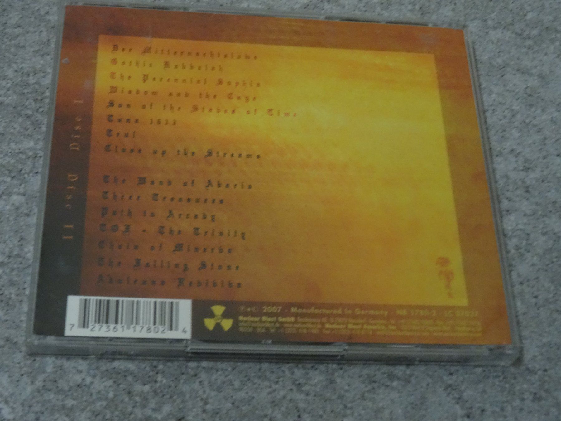 CD: Therion - Gothic Kabbalah CD – Usato da Olten venduto da Disc-Ausverkauf 1