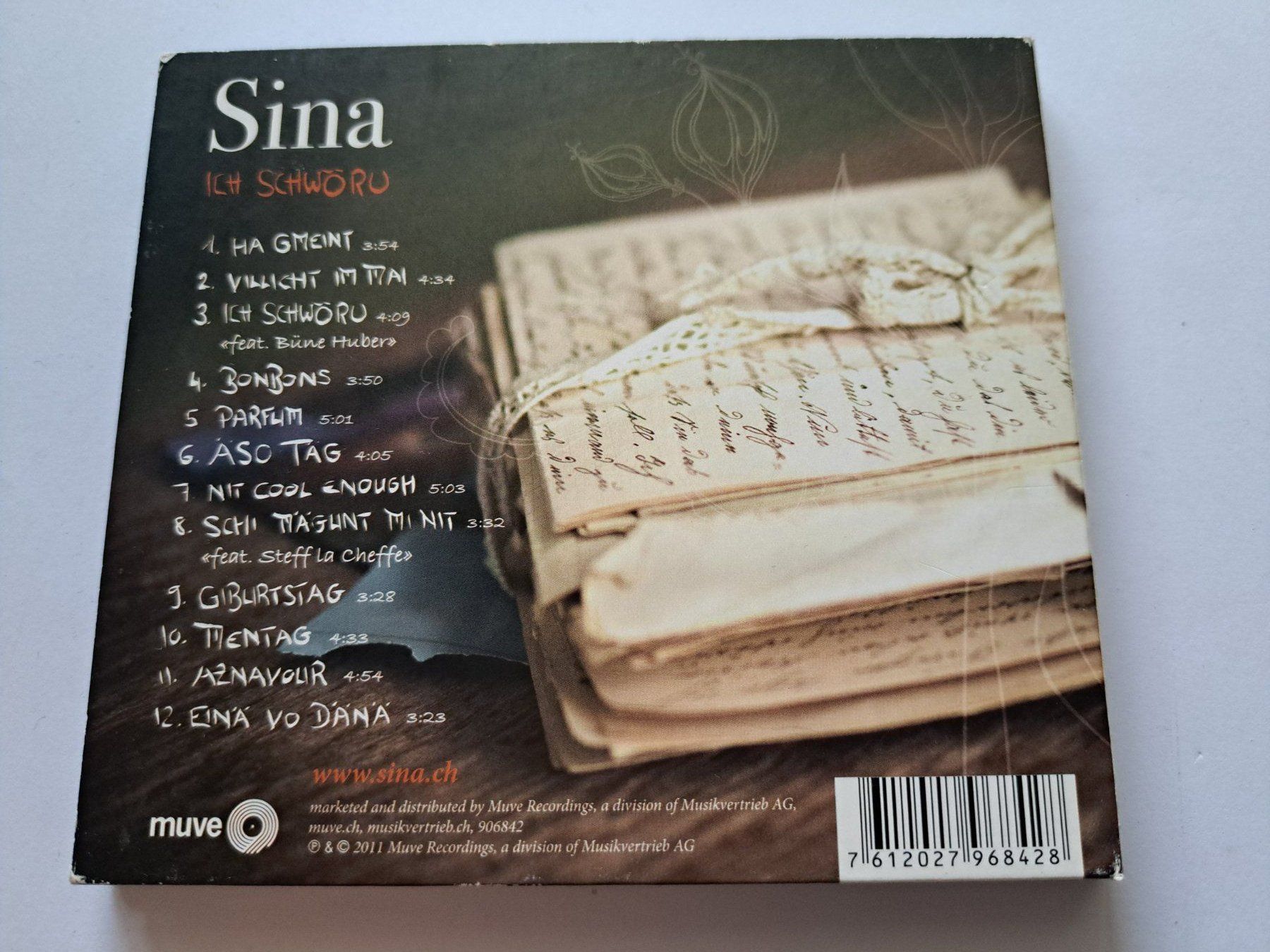 CDs: Cd Sina - Ich Schwöru – Gebraucht aus Pully von bro_n52j 1