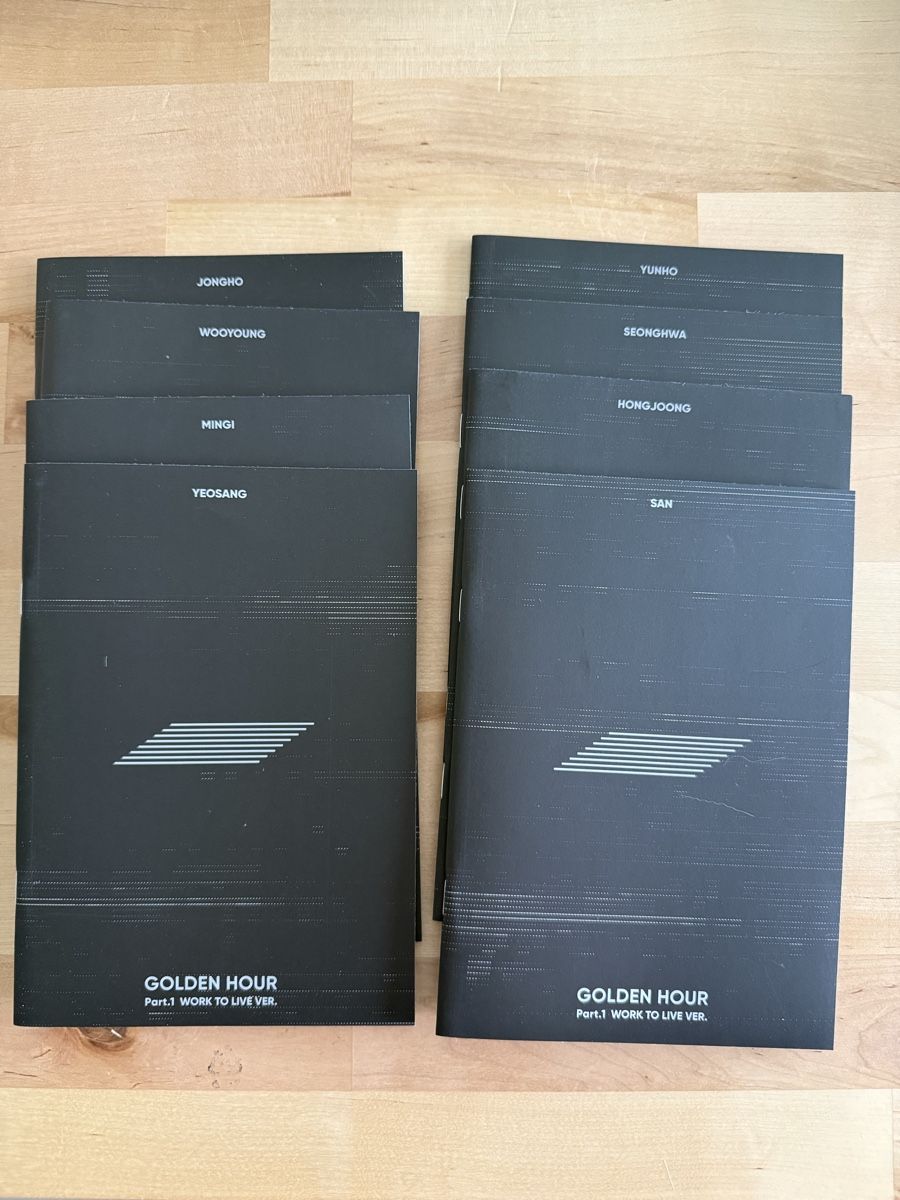 Tutti i DVDs: ATEEZ - Golden Hour Part.1 - WORK TO LIVE VER. – Nuovo (secondo la descrizione) da Castel San Pietro venduto da NaBi-7 1