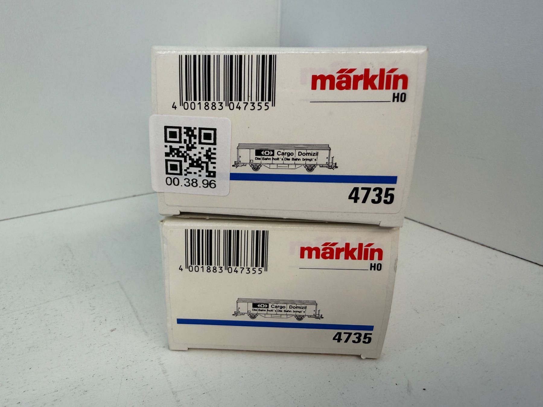 Märklin Modellini di ferrovie: Märklin 4735 Güterwagen SBB Cargo Domizil – Usato da Büsserach venduto da ModellbahnDepot 8