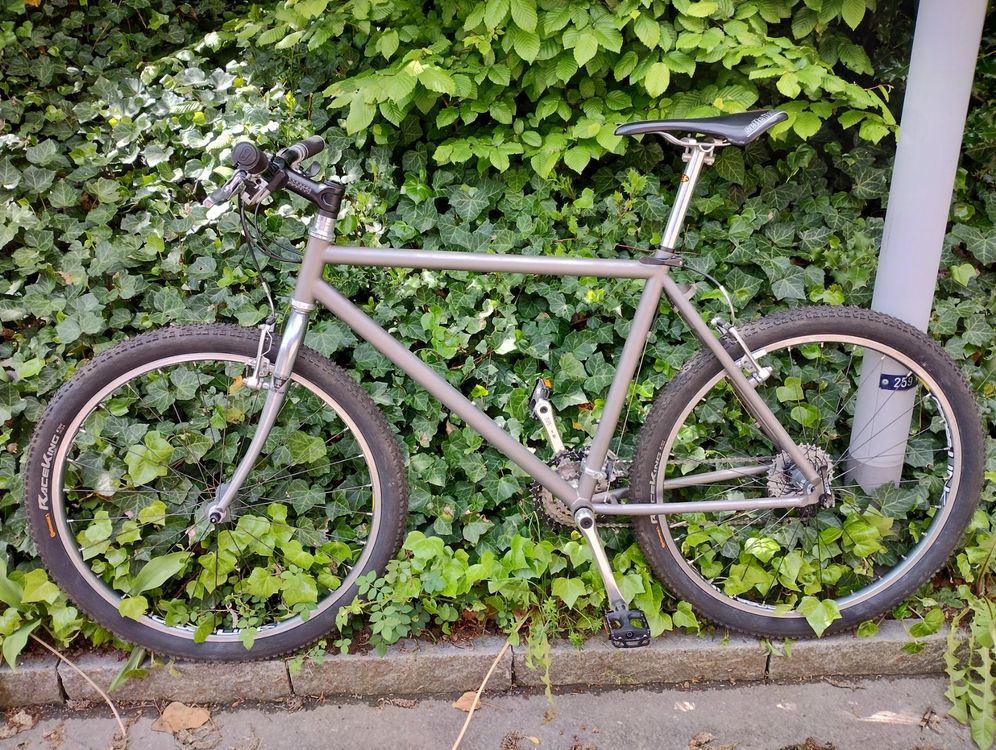 Mtb mit titanium rahmen heavy tools stahl gabel 26 kaufen auf ricardo