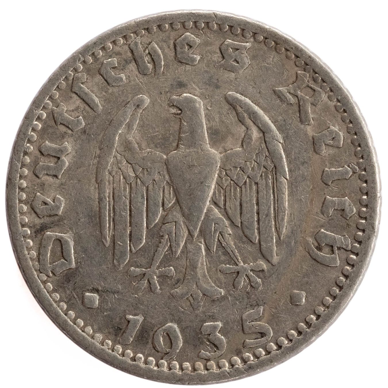 Tutti le monete: Deutschland - 50 Reichspfennig - 1935 - A – Usato da Rotkreuz venduto da num_6343 1