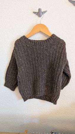 Play up Strickpullover, braun | 24 Monate