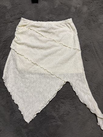 White Skirt, Size M, Summer Fashion,