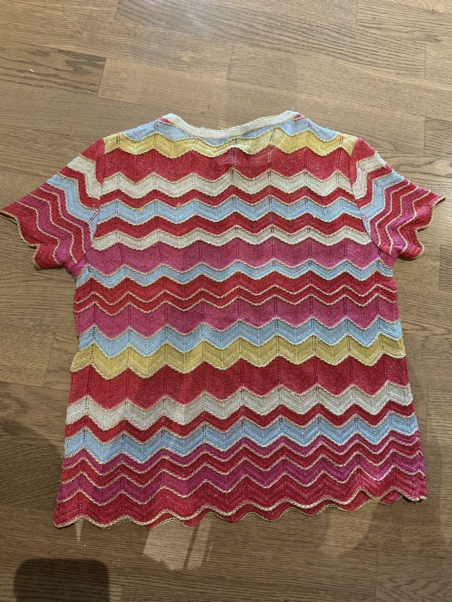 Missoni Top: Missoni Strickshirt mit Zickzackmuster Grösse S – Usato da Ottenbach venduto da Suni_82 1