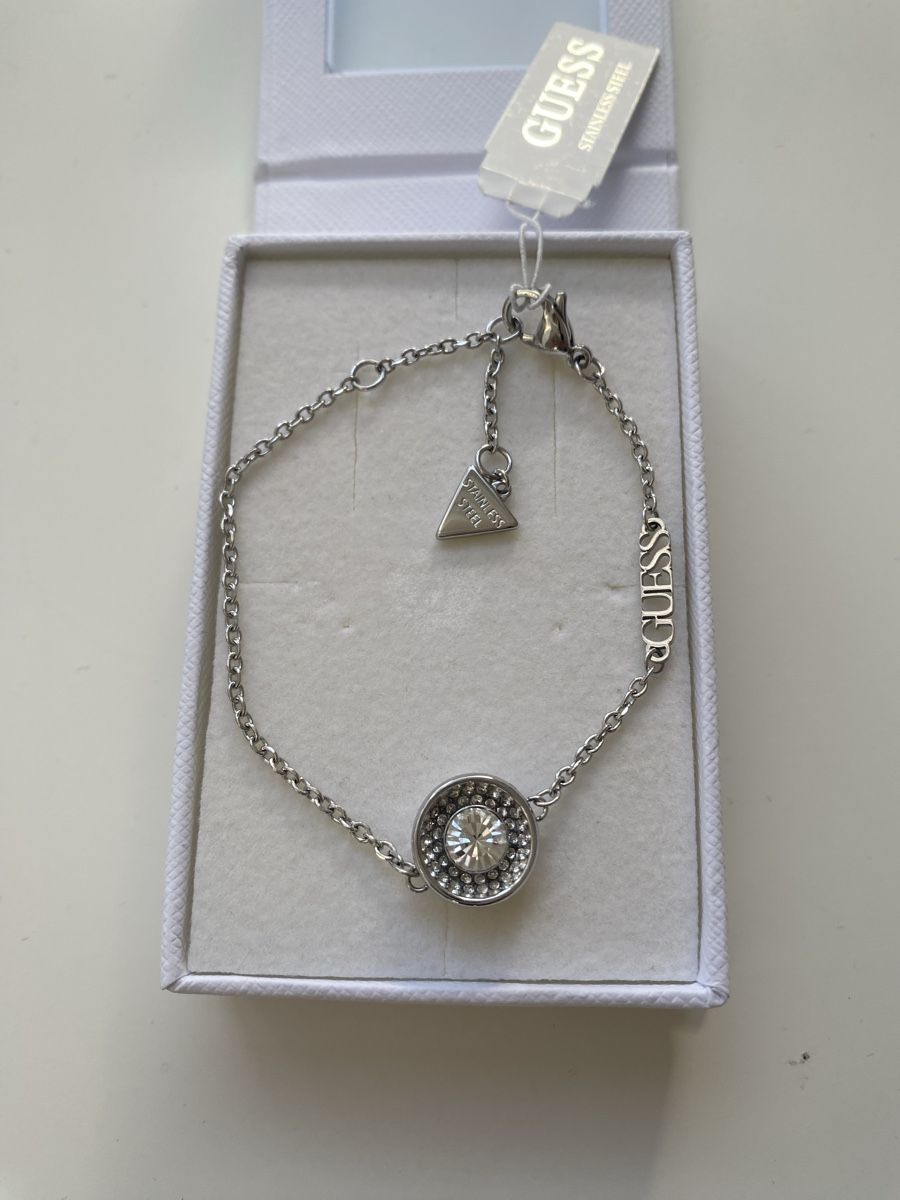 Guess Bracciali & Braccialetti: GUESS Silberne Solitär Armkette – Nuovo e nell'imballaggio originale da Givisiez venduto da dor_xb9k 1
