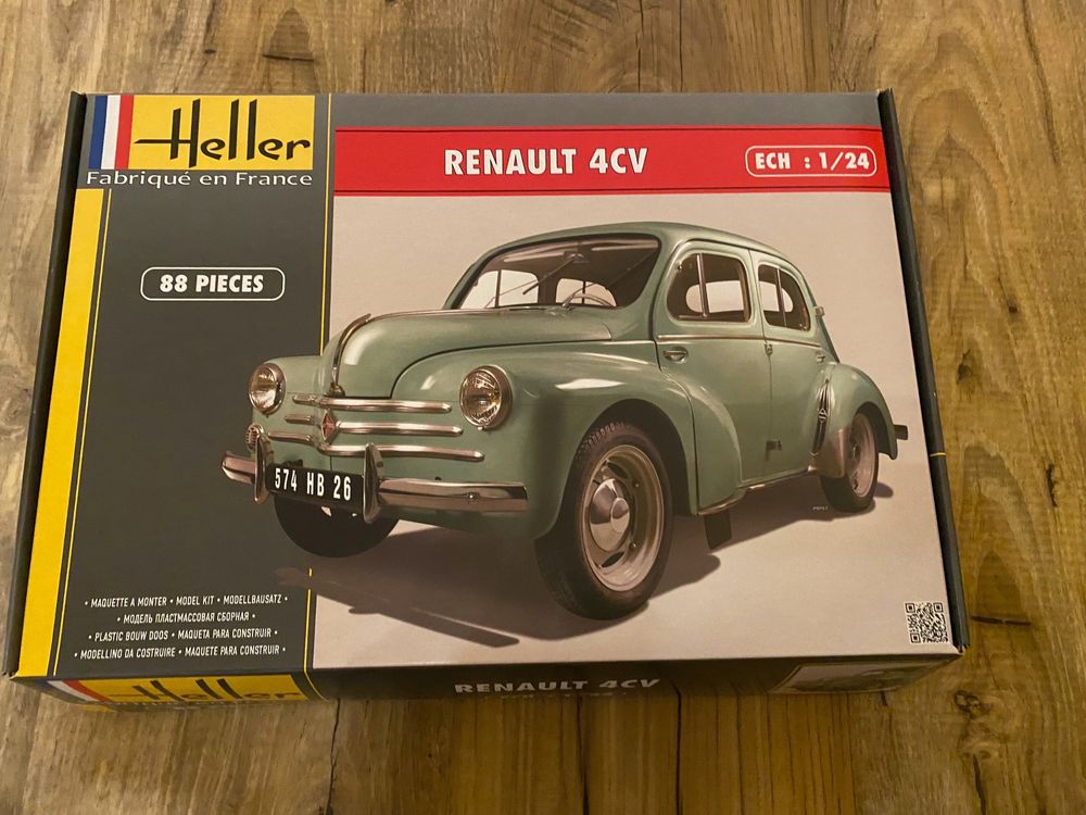 Renault 4CV Pie - HELLER 1/24