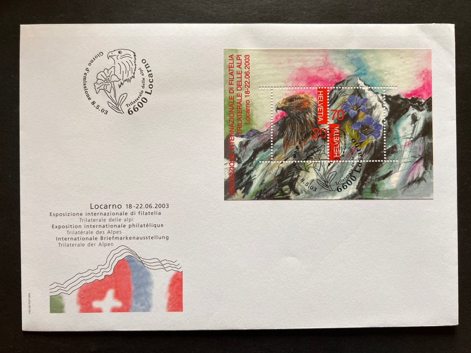 Tutti i francobolli: Midibrief FDC 2003  (R507) – Usato da Hinwil venduto da Sidi4