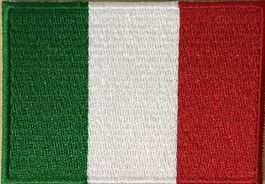 Italien Aufnäher Badge Aufbügler Italy Bügelbild l'Italie