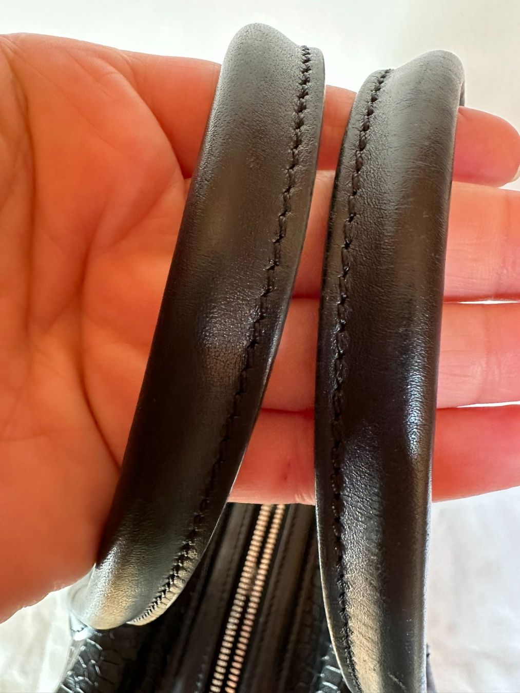 Longchamp Borse da donna: Longchamp Légende Croco Noir – Usato da Bernex venduto da euma1976 6