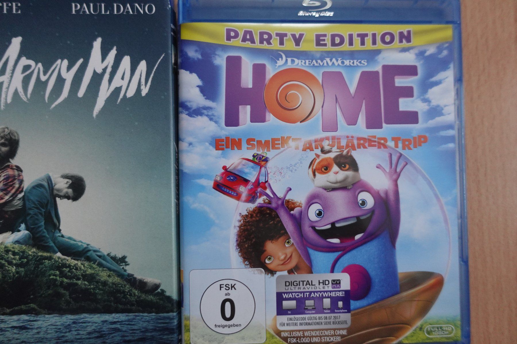 Alle DVDs: Blueray Swiss Army Man & HOME – Gebraucht aus Ettiswil von maimaiswiss 2