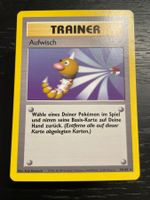 Pokemon Aufwisch Trainer 78/102 Base set rar