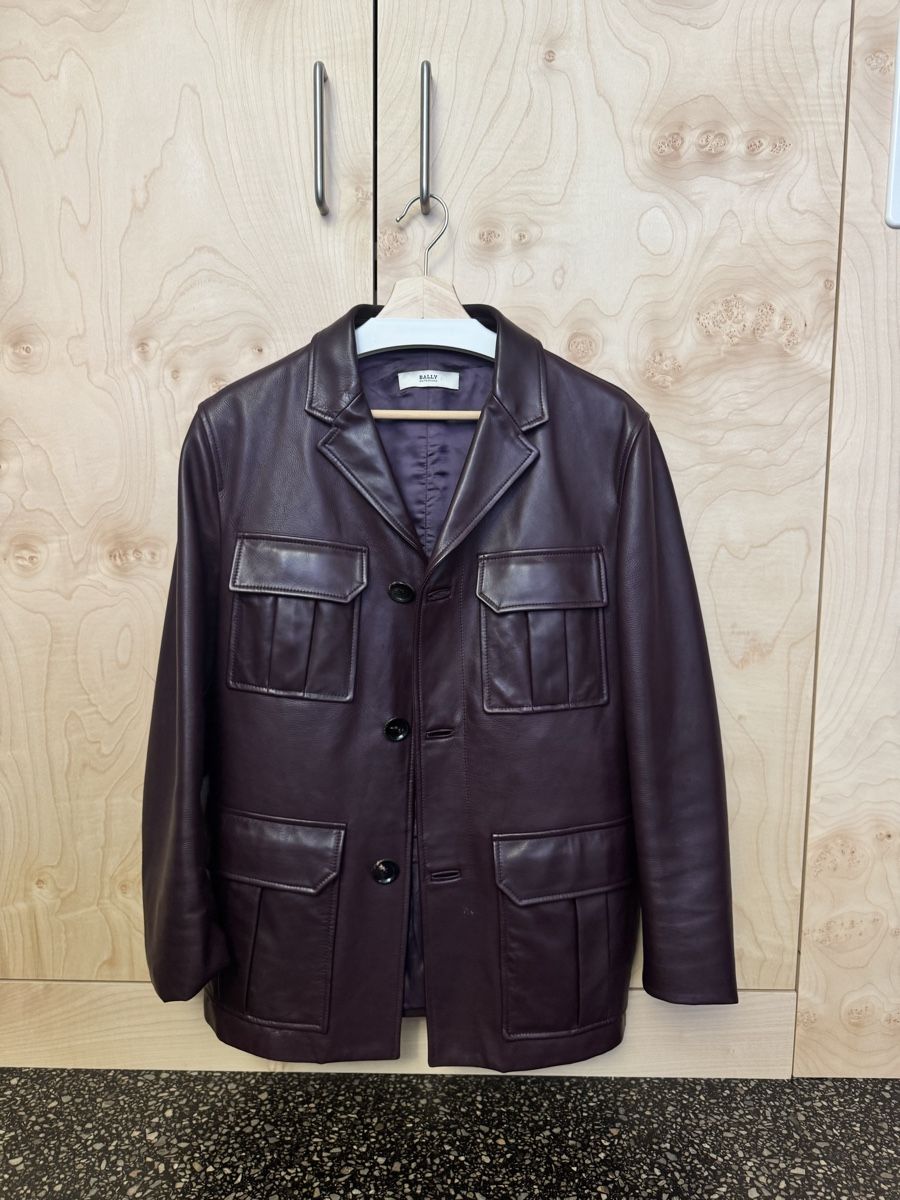 Bally Giacche: Bally burgundy leather jacket size Medium – Usato da Zürich venduto da gva_r9gs 3