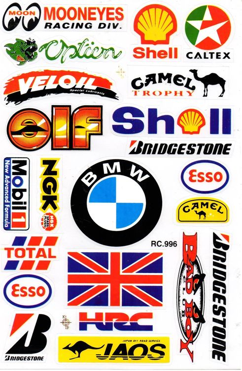 Sponsoren Logo Aufkleber Sticker Tuning Auto Motorrad 473