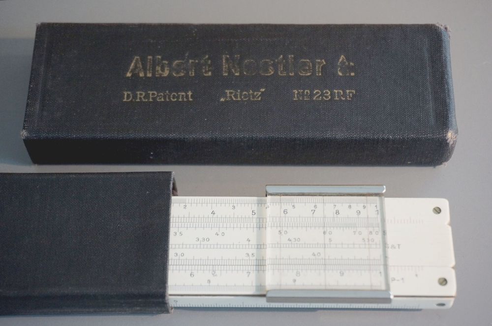 Antiker Rechenschieber 30-er Jahre Albert Nestler No 23 RF | Kaufen auf ...