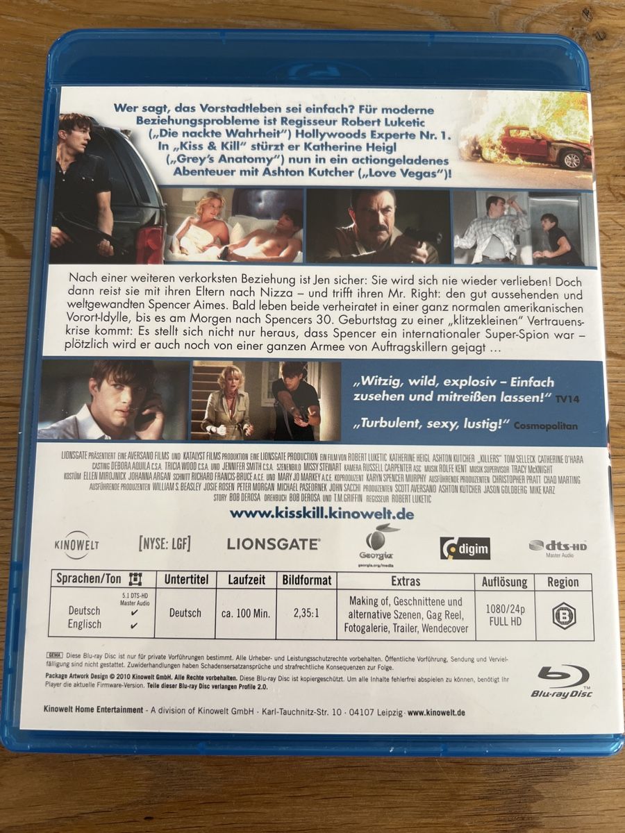 Alle DVDs: Kiss&Kill – Gebraucht aus Steffisburg von balboa_76 1