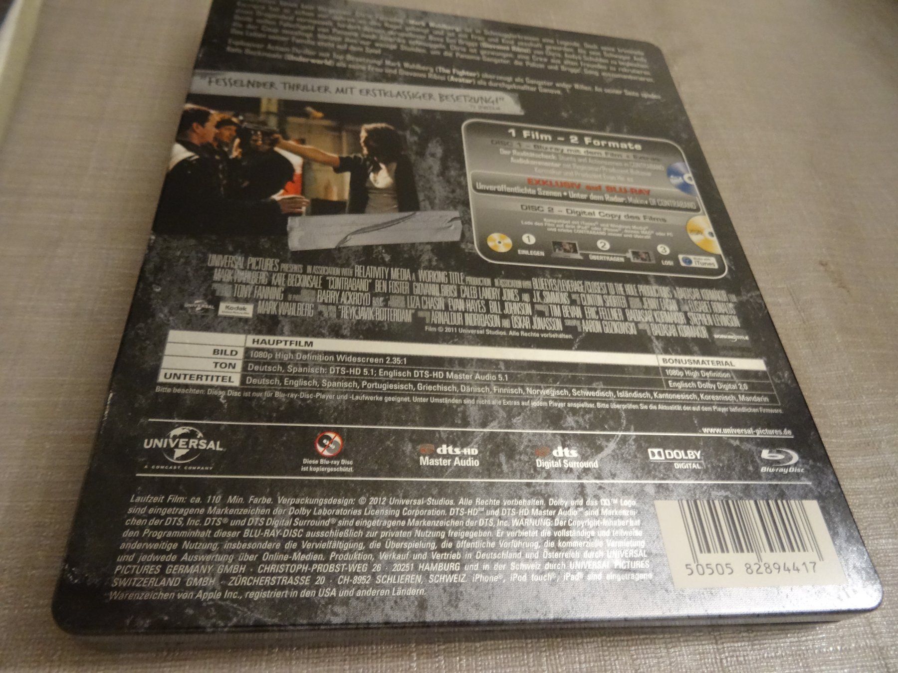 Alle DVDs: Contraband - Steelbook Blu-ray – Gebraucht aus Olten von Disc-Verkauf 2