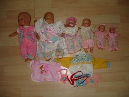 6 Stück Puppe und Kleider zum Spielen und Sammlermodelle