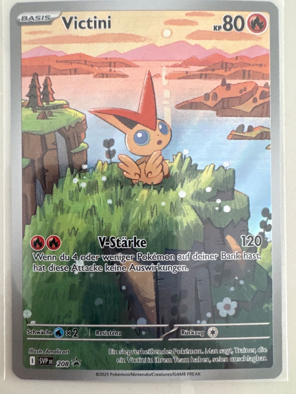 Pokémon Carte collezionabili: Victini SVP208 DE Promo – Nuovo (secondo la descrizione) da Wil SG venduto da Prof.Eich