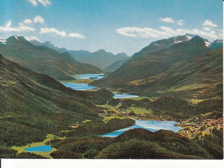 Cartoline postali: Oberengadiner Seen ca. 1970 – Usato da Bürglen TG venduto da StampGraf