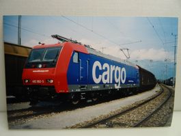 Foto SBB Cargo 482 002-3 Rarität Buchs 7/2002 10 cm x 15cm