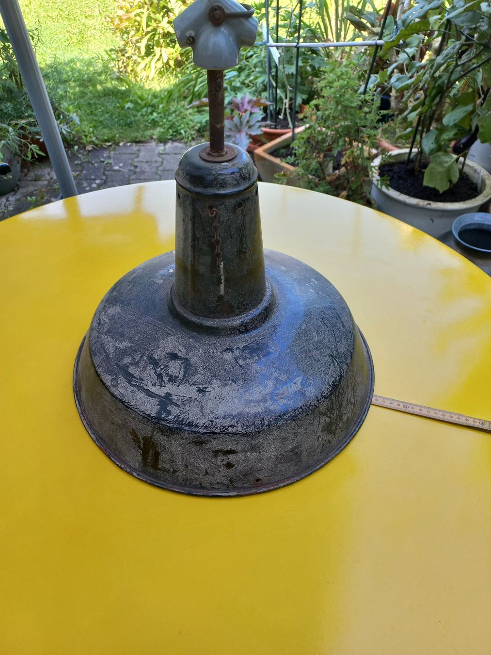 Lampade: Fabriklampe mit Patina 46cm – Usato da Ammerswil AG venduto da savinir 1
