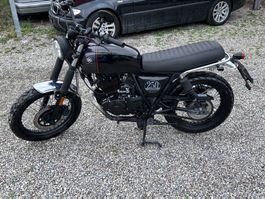 Brixton Saxby 250 Motorrad Schwarz 1170 Meilen