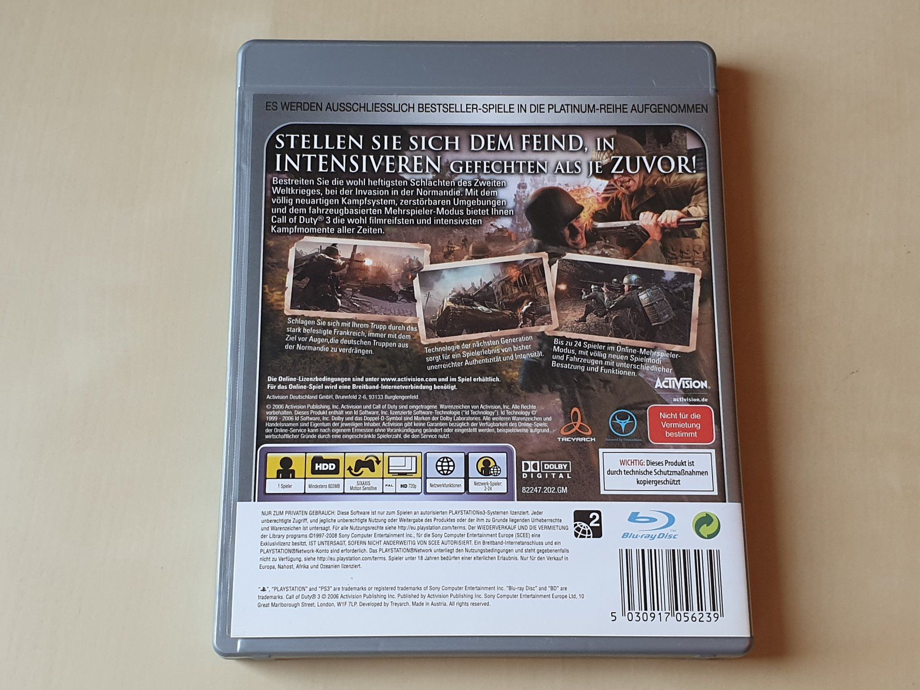 Sony Spiele: Call of Duty 3 – Gebraucht aus Stansstad von collectorsshop 1