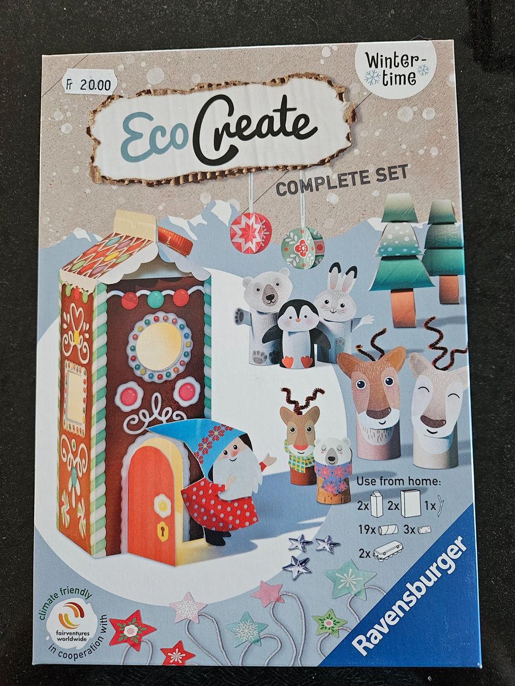 Bastelsets: Neu - Ravensburger - EcoCreate Wintertime – Neu und originalverpackt aus Dagmersellen von Jarsetz_Restposten