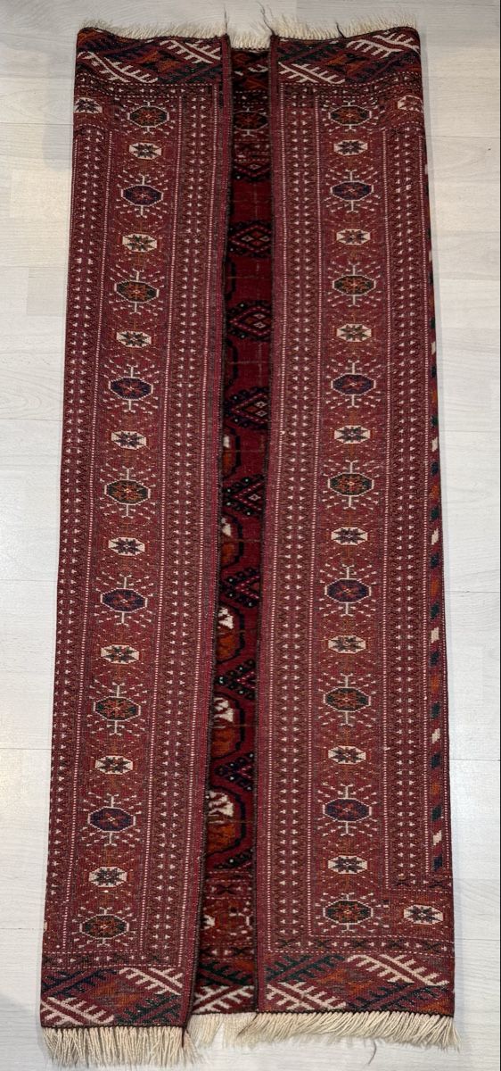 Tappeti: Orientteppich handgeknüpft rot mit Muster 116x85 – Usato da Büron venduto da Filadefia-888 7