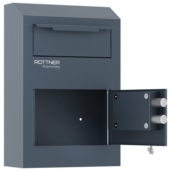 Tresor: Rottner Einwurftresor Cashmatic Basic Doppelbartschloss – Neu und originalverpackt aus Düdingen von Tresortech 1