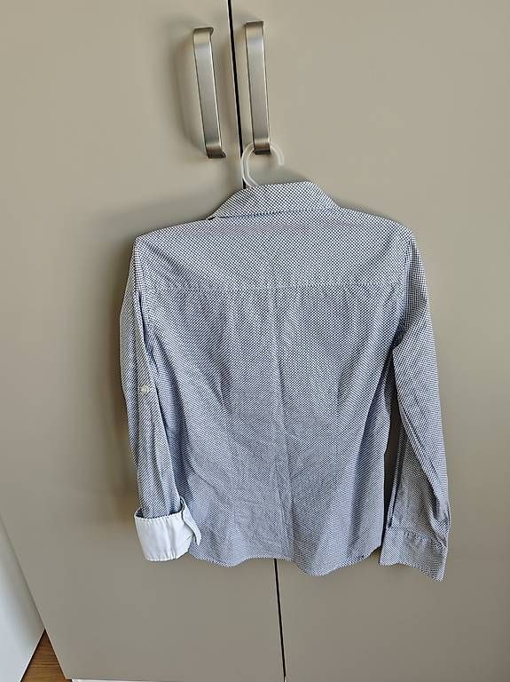 Camicette: Weisse karierte Hemdbluse aus Baumwolle Gr. 36 – Usato da Bern venduto da jug_l8tl 1