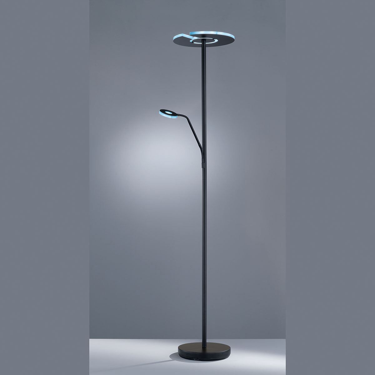 Lampen: LED Stehleuchte, Schwarz, 180 cm Höhe – Neu (gemäss Beschreibung) aus Kreuzlingen von Smart-Light 3