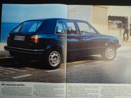 Prospekt VW Volkswagen Golf 1983