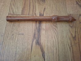 Blockfloete Holz braun guter Zustand