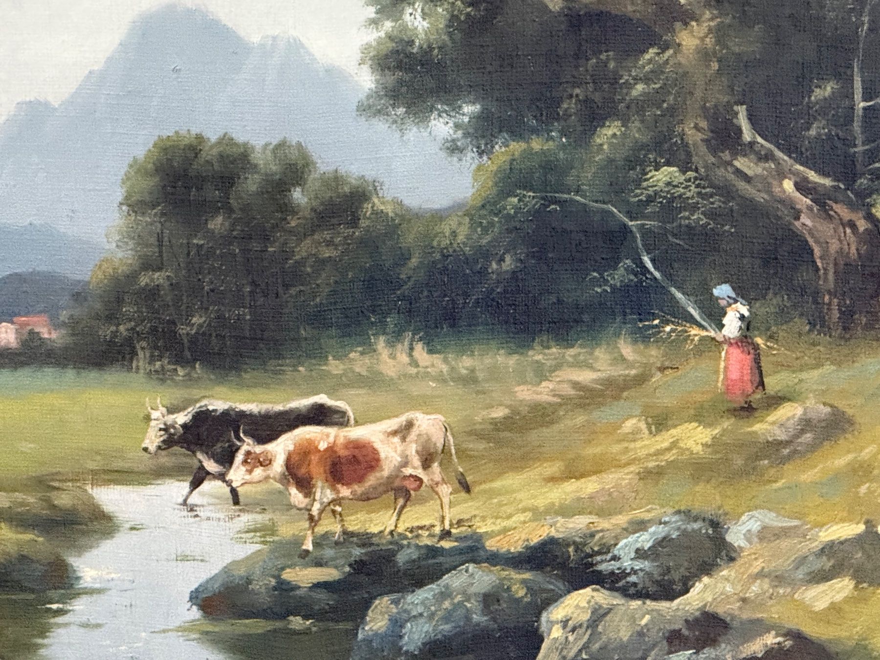 Tableaux: (50) Altes Oelgemälde Landschaft signiert – D'occasion à Bern par Jwpm66 3