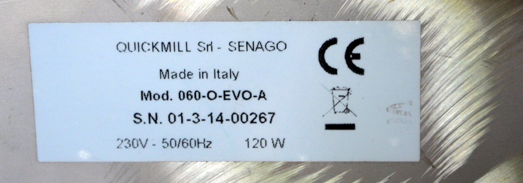 Quick Mill Küchengeräte: Quick Mill Apollo 060 EVO Kaffeemühle / moulin à café – Gebraucht aus Collonges von arashee 4