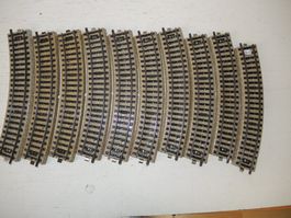 10 Märklin M-Gleise 5100 (gebogen)