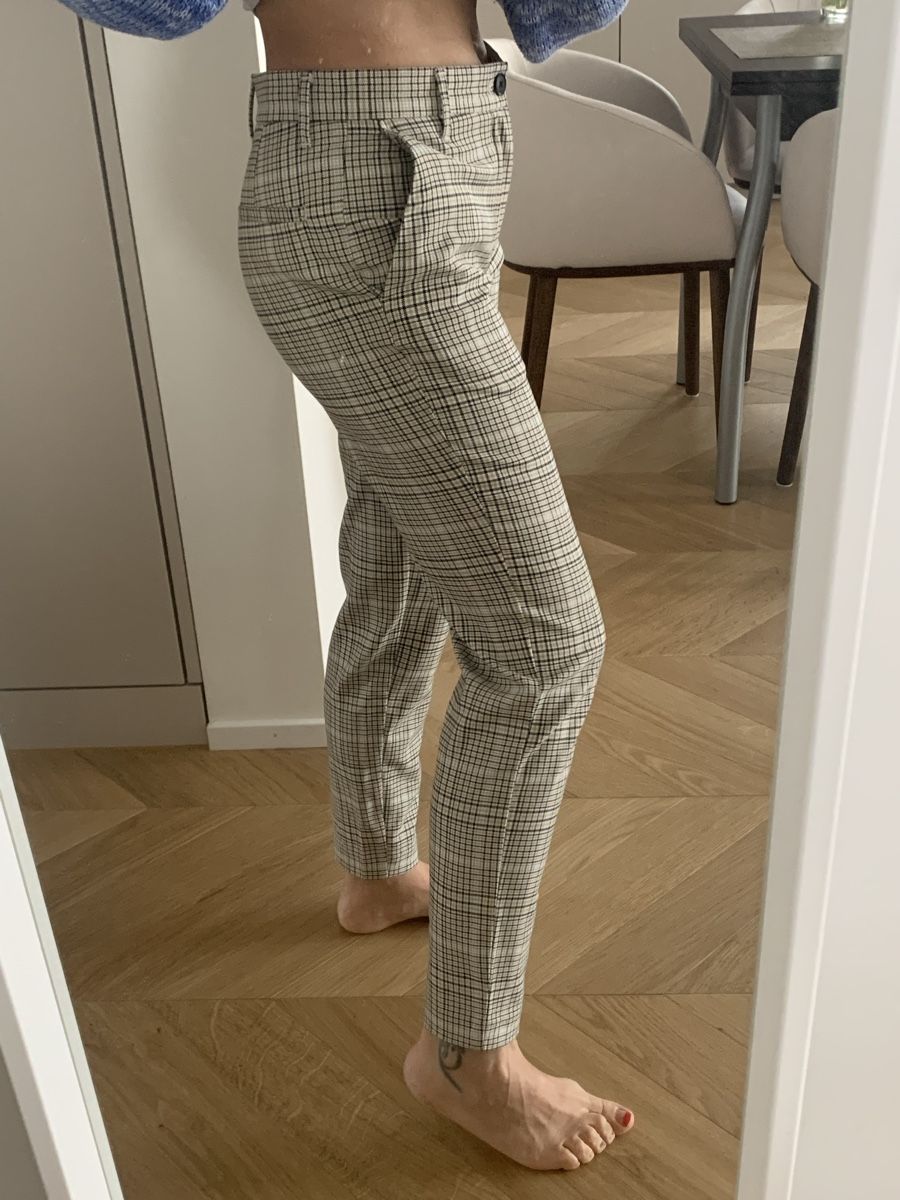 Bershka Pantaloni: BERSHKA checkered trousers XS/S – Usato da Zürich venduto da Angela_Fashion_Lover 2