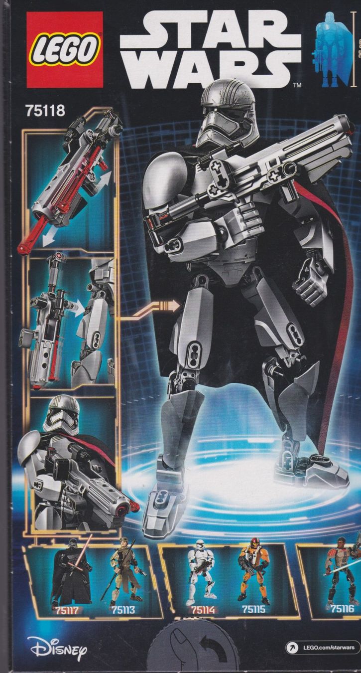 Lego Kit di costruzioni: LEGO STAR WARS 75118 CAPTAIN PHASMA BUILDABLE FIGURE – Nuovo e nell'imballaggio originale da Vezia venduto da Aquarius_Age 1