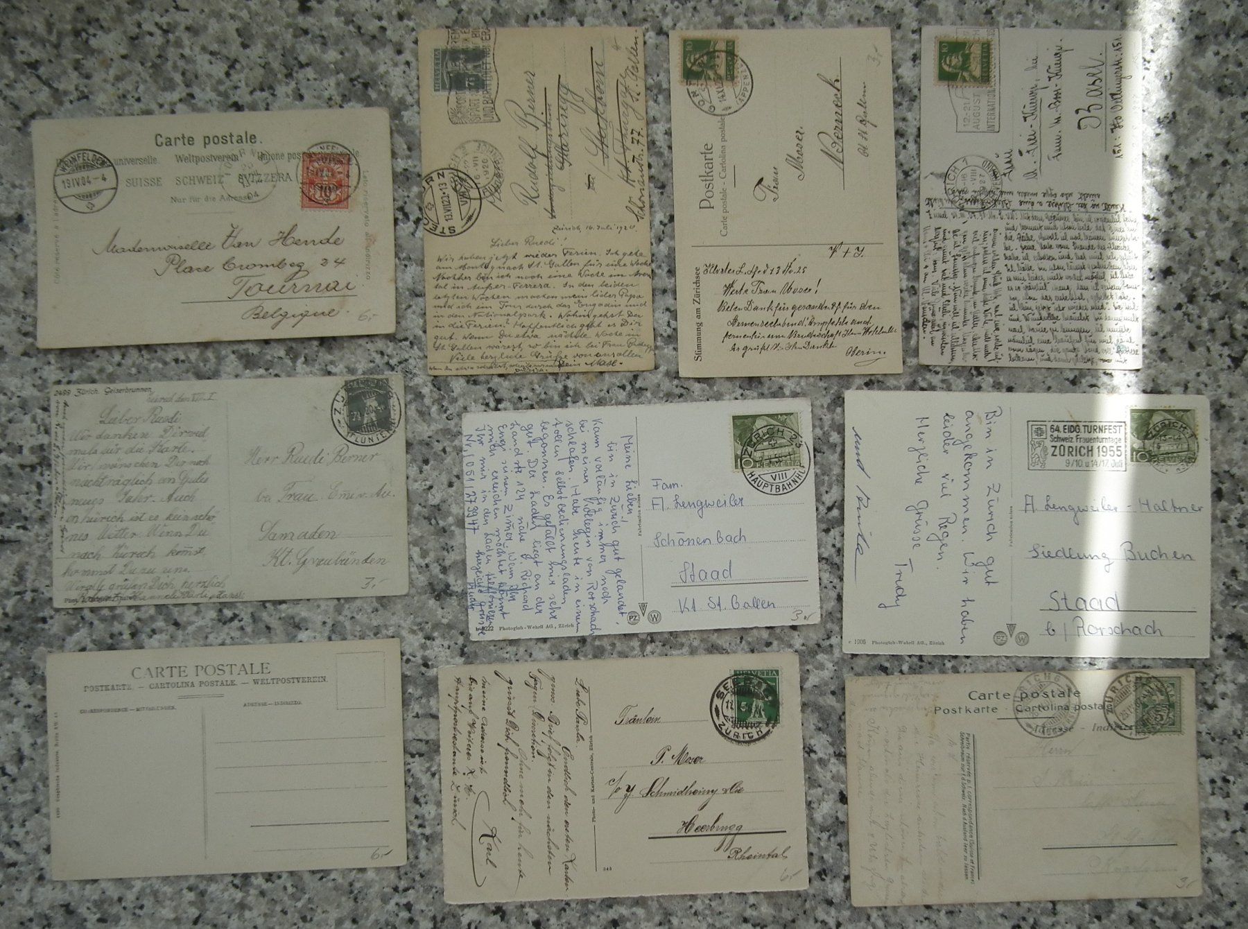 Cartoline postali: Zürich, Ansichtskarten  Diverse  22 Stück – Usato da Kriens venduto da WULLU99 3