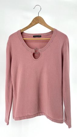 Rosafarbener Damen Pullover, Herbst/Winter Grösse XL