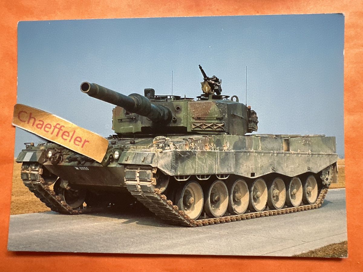 Ansichtskarten: Militär Postkarten, Leo Panzer 87 – Gebraucht aus Zürich von Chaeffeler