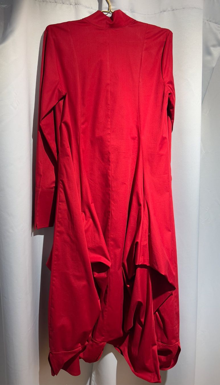 Kleider: Rotes Designer-Kleid - Aufregend, luxuriös, einzigartig – Neu und originalverpackt aus Zürich von Naebeli 9