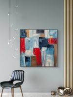 Originales abstraktes Bild 80x80cm