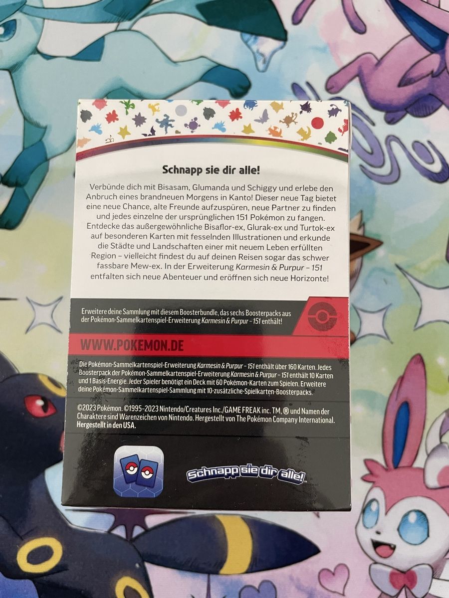Pokémon Cartes à collectionner: Pokemon 151 Booster Bundle DE – Neuf avec emballage d'origine à Wallisellen par ale_v9vd 2