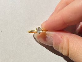 Ring Gold mit Stein
