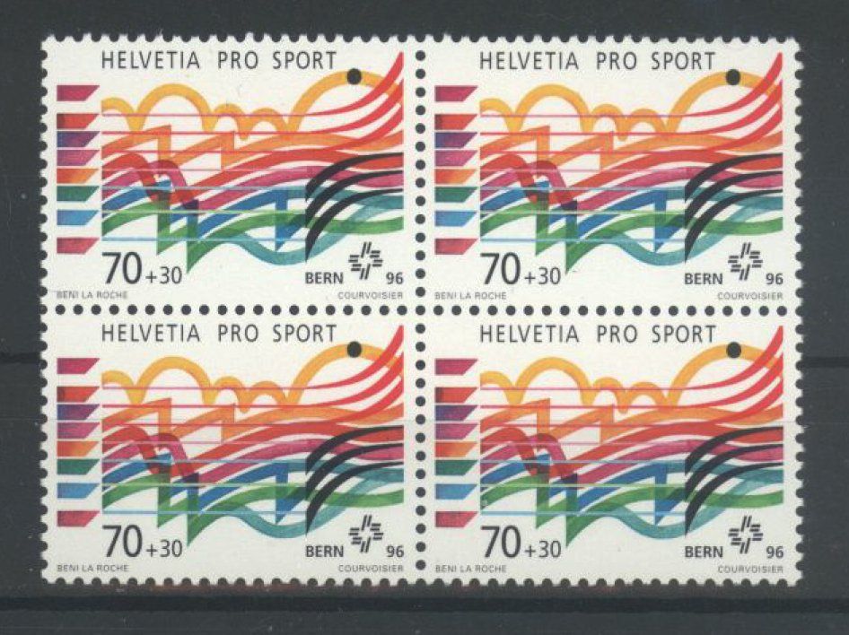 Tutti i francobolli: 1996,  Pro Sport, Vierer ** – Nuovo (secondo la descrizione) da Willisau venduto da Vollstempel