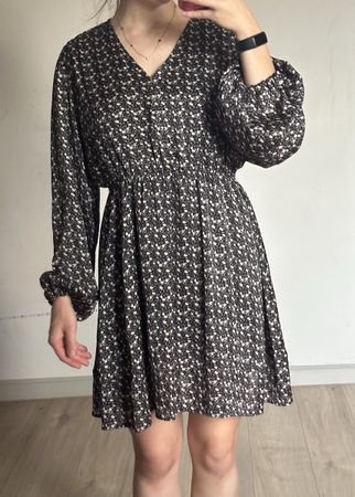 Blümchen Kleid - Perfekt für den Herbst, Grösse 36/S